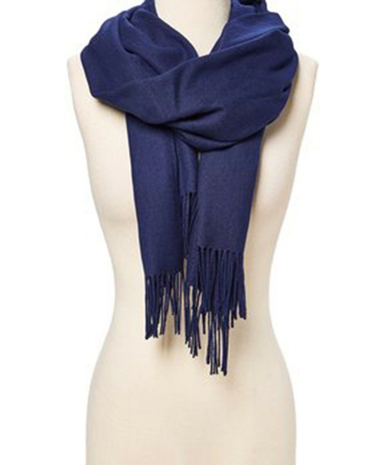 Soft Silk Shawl Wrap Women Pashmina Solid Scarf Stole Cashmere Wool Ladies Scarf