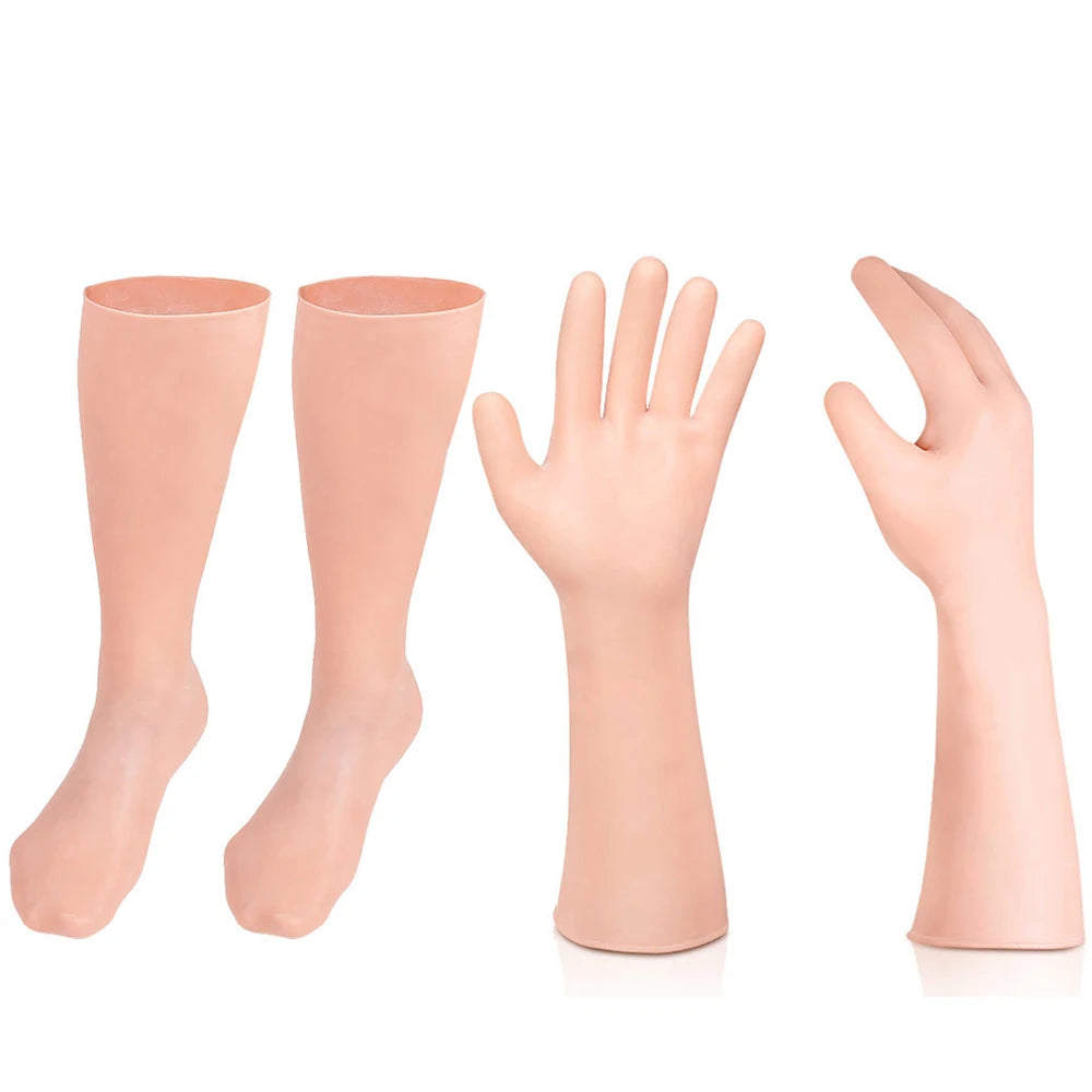 "Ultimate Spa Treatment: Moisturizing Silicone Gel Socks and Gloves for Silky Smooth Feet and Hands - Say Goodbye to Cracked Skin!"